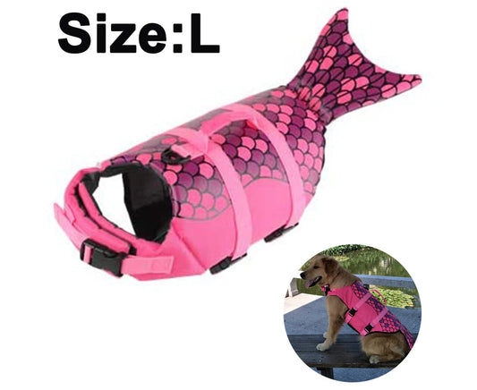 Dog Life Jacket,Ripstop Pet Life Vest Swimming Preserver,Adjustable