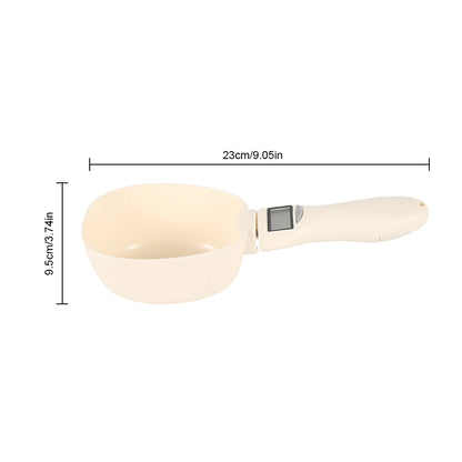 Pet Food Measuring Scoop Food Scale Electronic Dog Cat Feeding Bowl Detachable Measuring Tool Digital Display Weighting Spoon